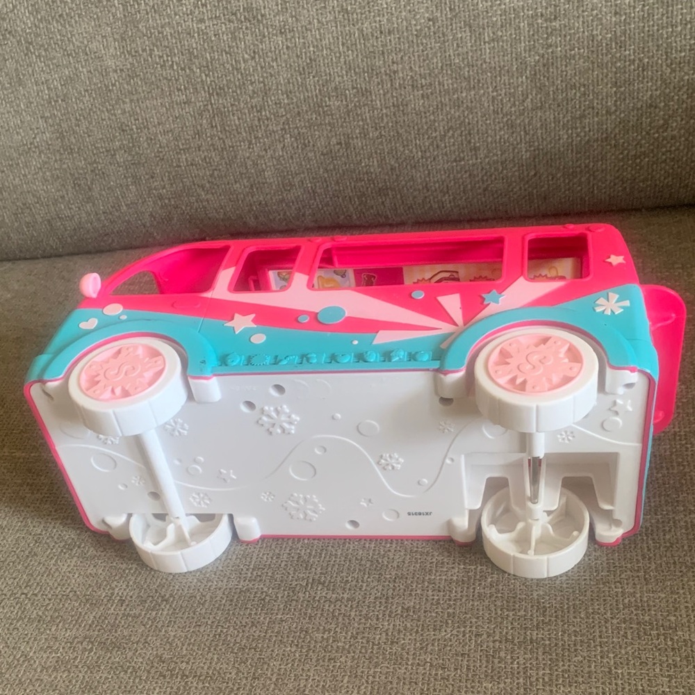 Shopkins Pink & Teal Ice Cream Truck Vehicle Playset with Accessories - Picture 9 of 11
